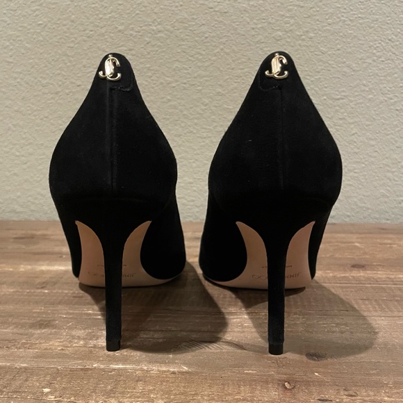 Jimmy Choo Black Love 85 Suede Pumps - 38.5 - Picture 3 of 14
